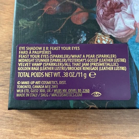 MAC Feast Your Eyes palette Tempting Fate Collection 2021 🍁 NIB RARE HTF - Picture 8 of 10